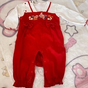 New Red Baby Romper size 90